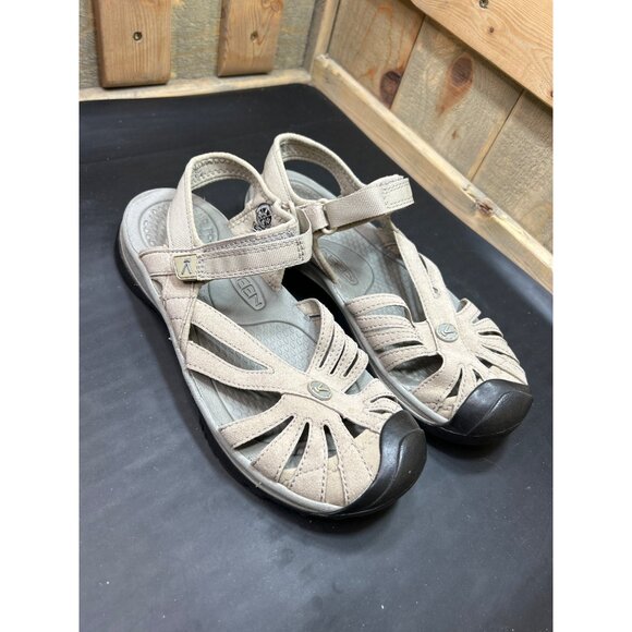 Keen Adventure 'ROSE' Sandal Size 8 Closed-Toe - Brindle/Shitake - Picture 2 of 8